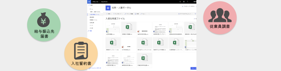 Office365 入退社関連ファイル